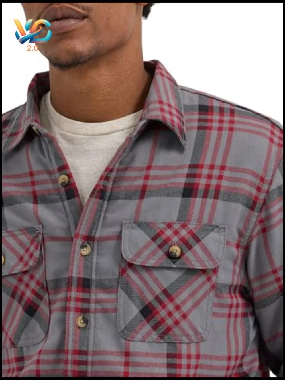 Men's Sherpa Lined Flannel Shirt Jacket Long Sleeve Relaxed Fit Plaid
